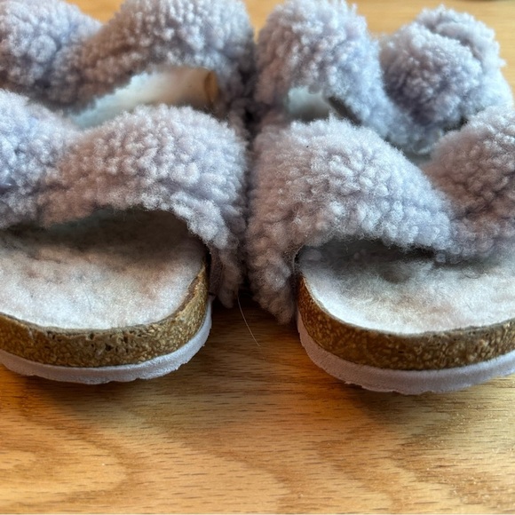 Birkenstock Arizona Teddy Shearling Fur Purple Fog EU34 - Picture 4 of 10